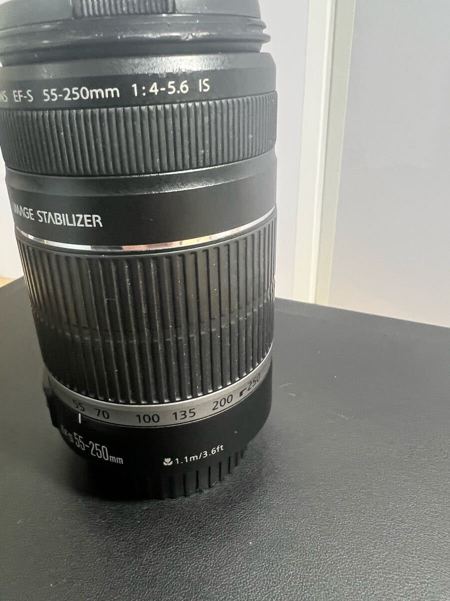 【人気望遠(yuǎn)レンズ】Canon EF-S 55-250mm IS 手ブレ補正 ズームレンズ 現(xiàn)狀渡し キヤノン 一眼レフ用
