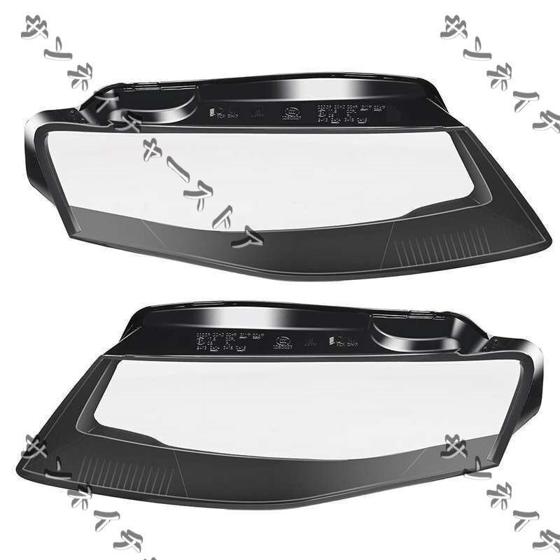 車 ヘッドライトカバー 1ペア フロント 左 & 右 カー ヘッドライトレンズ アウディA4 B8 2008-2012 部品