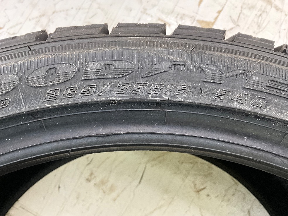 新品タイヤ 2本セット 265/35R19 94Q グッドイヤー ICENAVI ZEAII 冬 スタッドレス 265/35/19 IS/RCCクラス b11970_画像5