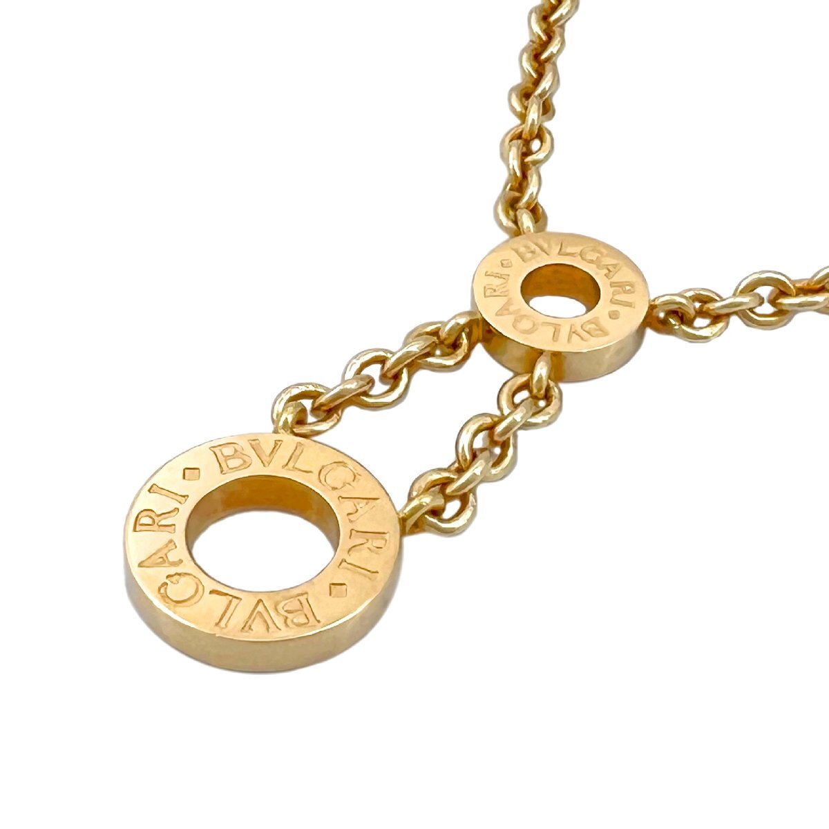 BVLGARI　ブルガリ　ネックレス　750　K18　YG　ブルガリブルガリ　チェーン　イエローゴールド　希少　レア_画像5
