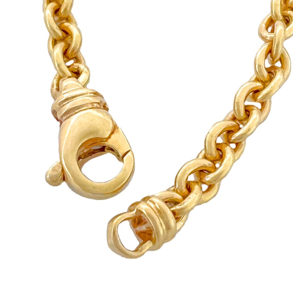 BVLGARI　ブルガリ　ネックレス　750　K18　YG　ブルガリブルガリ　チェーン　イエローゴールド　希少　レア_画像9