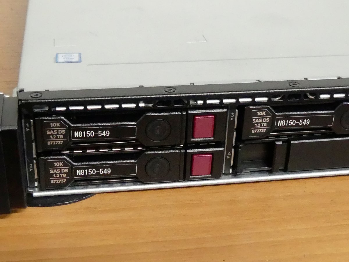 NEC Express5800 R120h-1E【Xeon Silver 4112(4Core 2.60GHz) 32GB(16GBx2) HDD1.2TB(3) 】1Uサイズ 中古サーー 〇 S2504-8359
