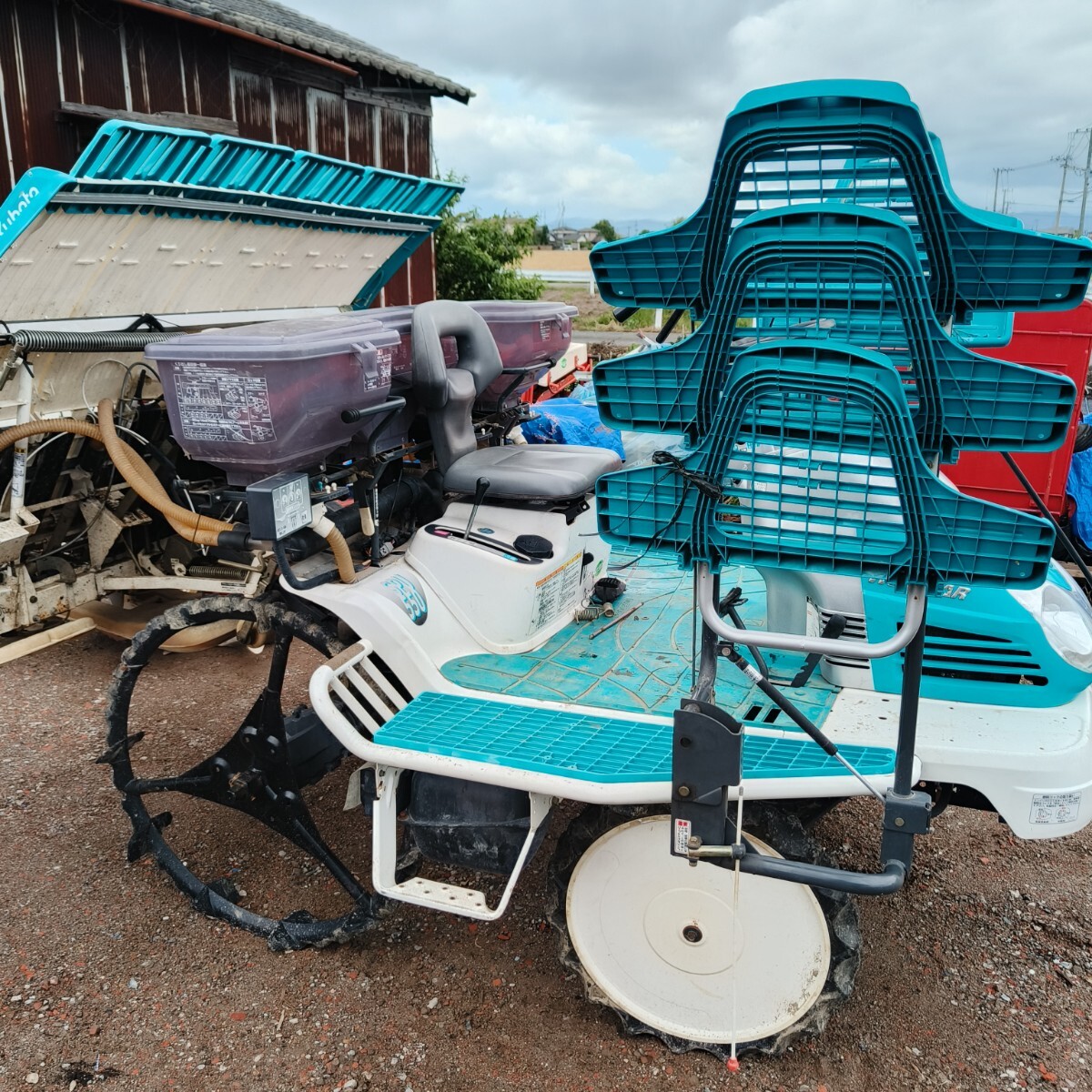 クボタ 田植機(jī) ガソリンSPU550 5條中古 引取