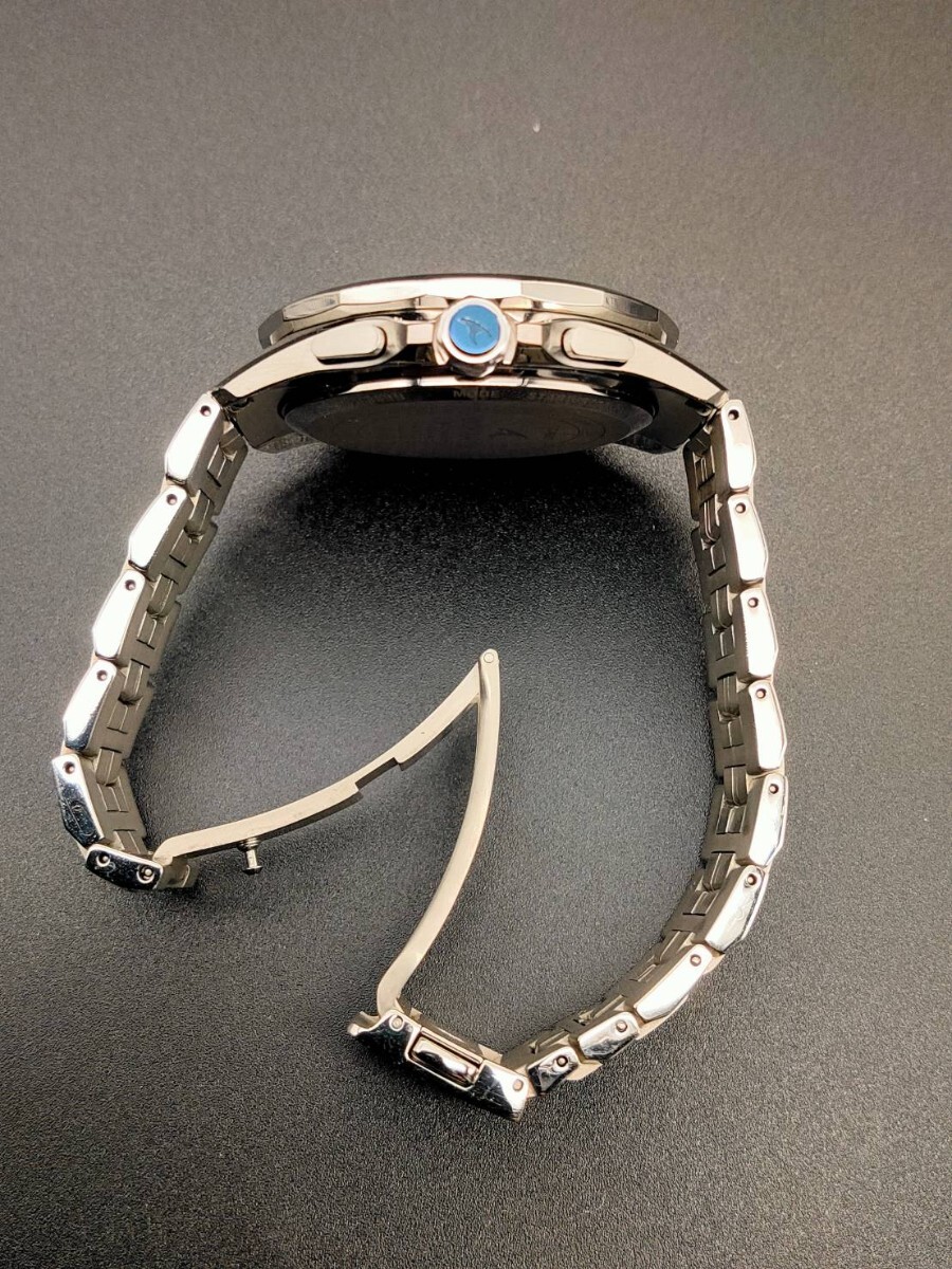 カシオ オシアナスOCW-S3000-1AJF 電波ソーラー ワールドタイム クロノグラフ メンズ腕時計 チタン 箱保取説コマ付