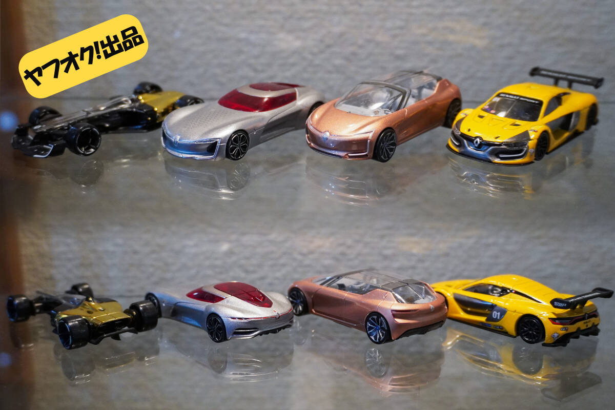 NOREV 4台セット RENAULT CONCEPT CARS RS 2027 Vision Concept / Trezor Concept / Symbioz Concept / Sport RS 01 現状品　中古品_画像1