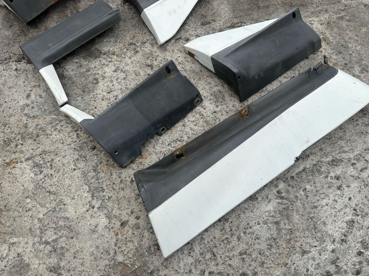 DR30 Skyline 4 двери подножка задний нижний спойлер 