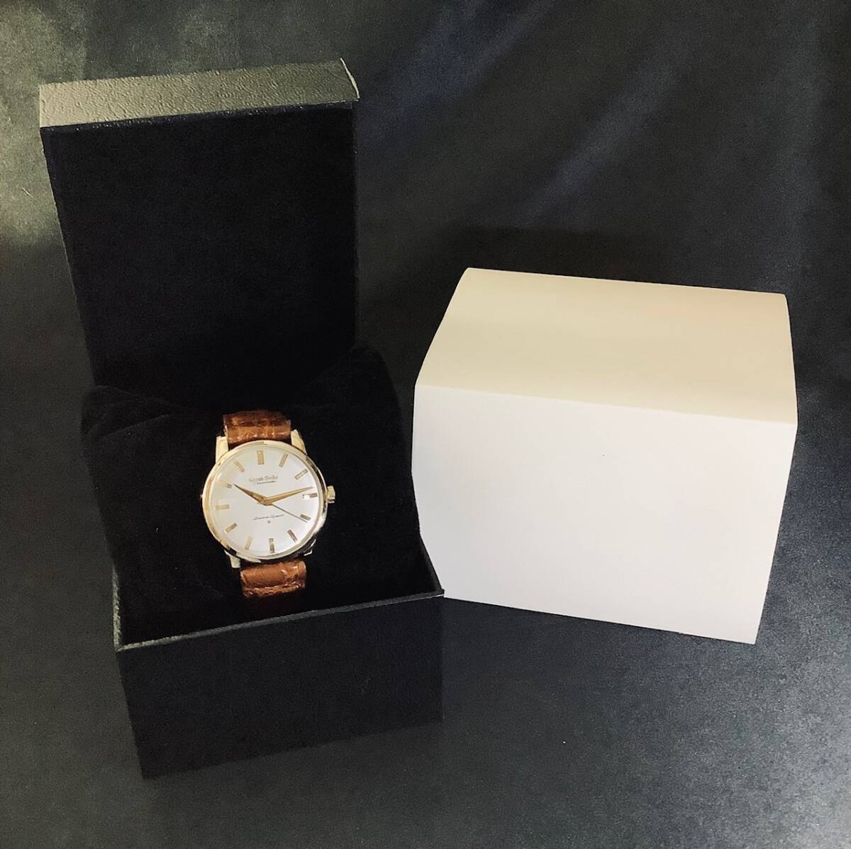 グランドセイコー　ファーストモデル　アップライト文字盤　OH済　傷なし　超美品 セイコー グランドセイコー1st アップライト文字盤 1963年製