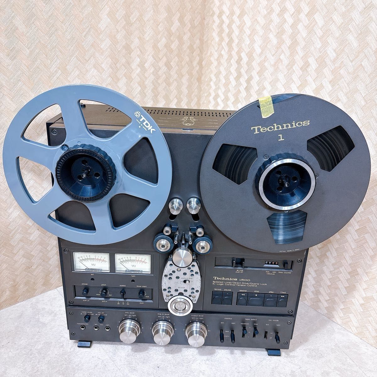  техническое обслуживание завершено! открытый катушка панель Technics RS-1500U