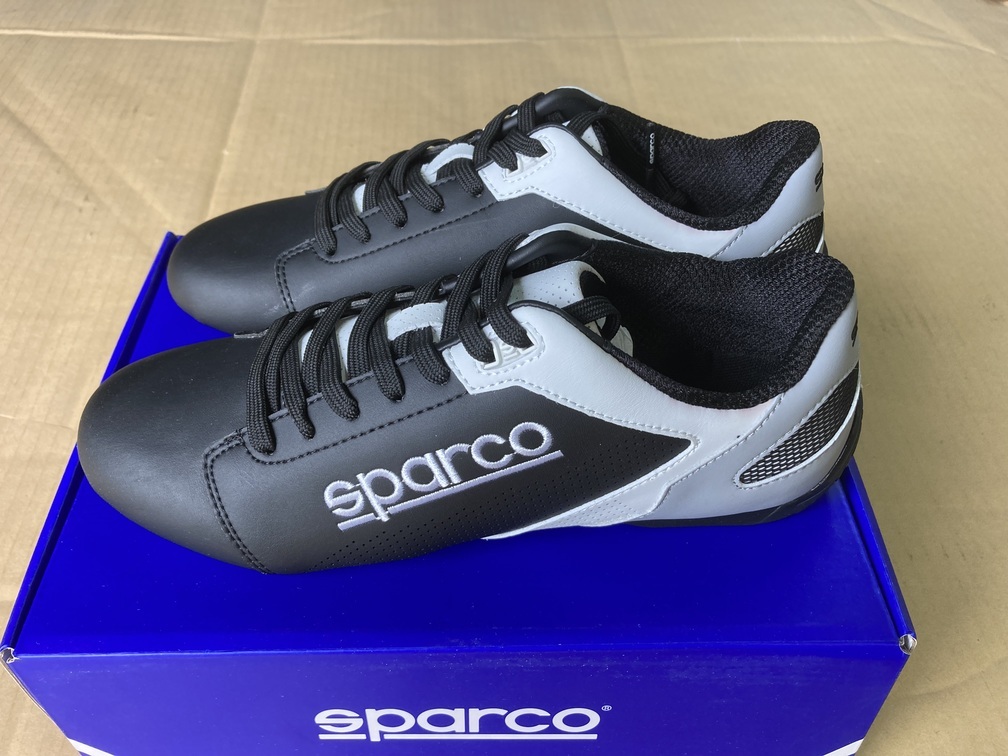 新品　スパルコ　ドライビングシューズ　SL-17　BLACK/GLAY/WHITE　サイズ４１　SPARCO 送料無料 
