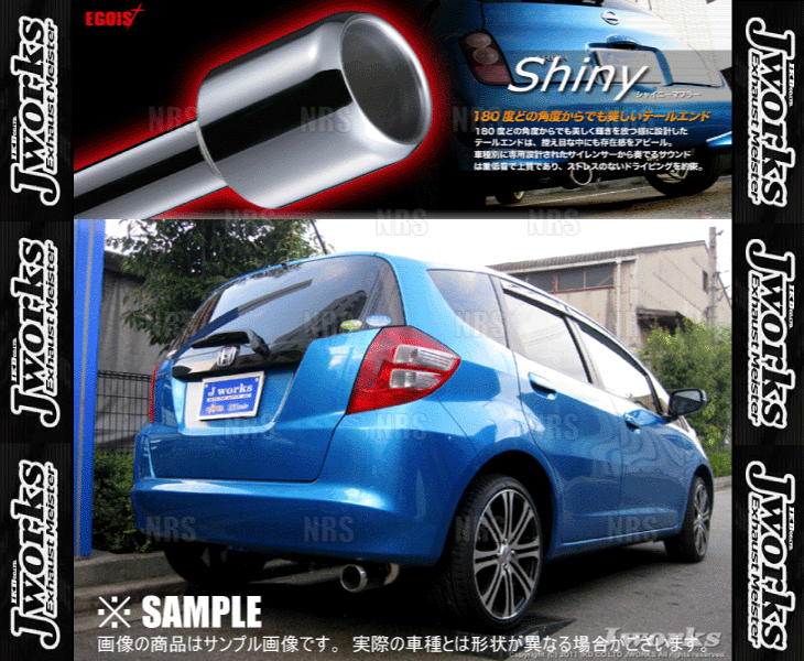 Jworks ジェイワークス EGOIST Shiny エゴイスト シャイニー マフラー フィット GE6 (SH-001