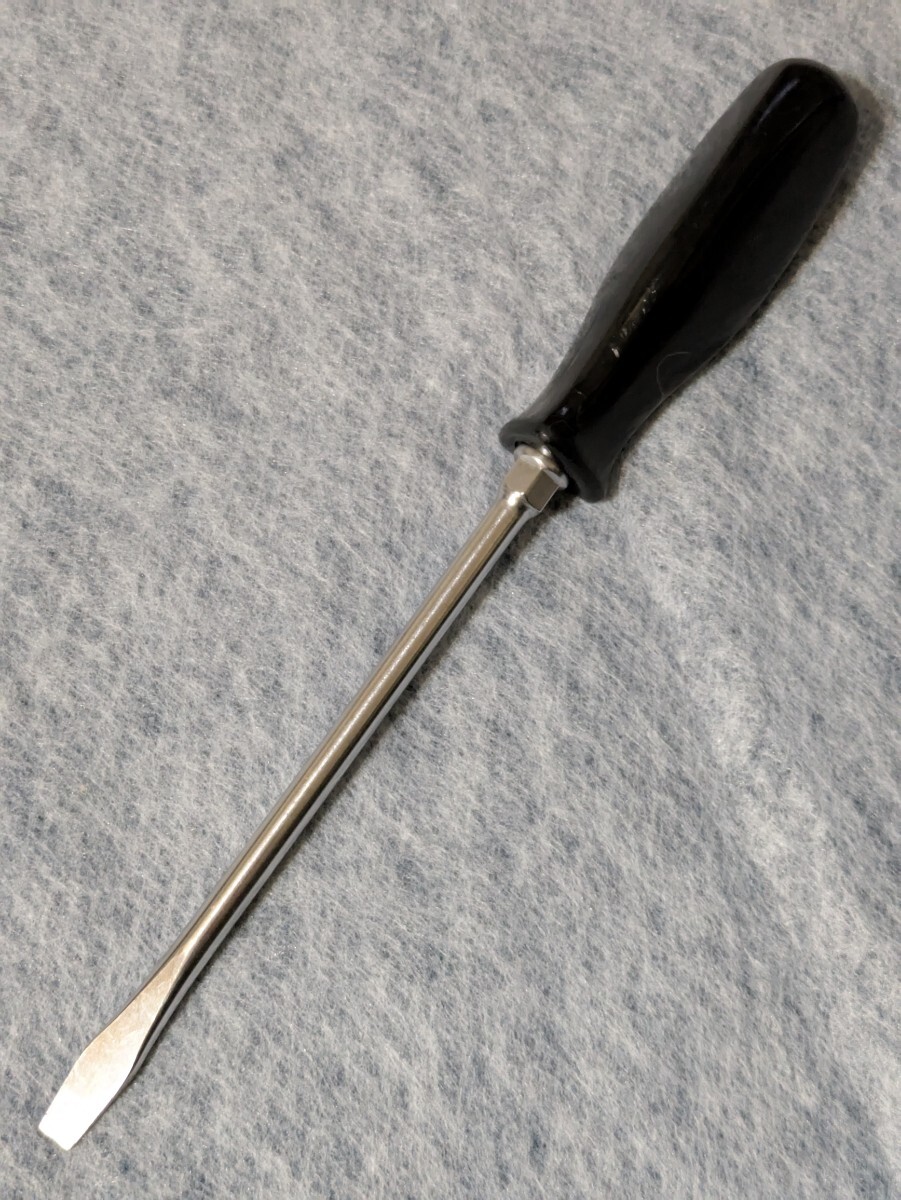  スナップオン Snap-on 舊ロゴ 希少 三角グリップ STD8 マイナスドライバー 