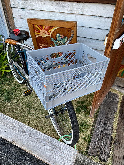 新品　US MILK CRATE ミルククレート　専用ステーセット　E.T. カゴ　ボックス　マルチコンテナ　映畫　BMX