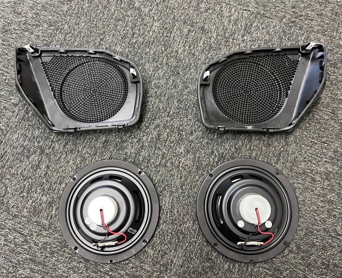 《HD795》ハーレーダビッドソン ツーリング 新型 FLTRX 純正 スピーカー & スピーカーグリル 極上品_画像3