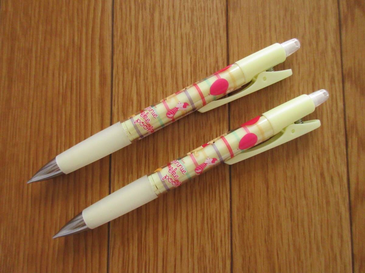 PILOT　ディズニー　Opt. オプト シャープペン　2本セット　（くまのプーさん）　　シャープペンシル　プー　風船_画像1