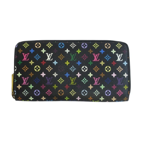 LOUIS VUITTON ルイヴィトン M60275 舊型 ジッピーウォレット ヴィオレ モノグラム?マルチカラー 長財布 中古品 used AB