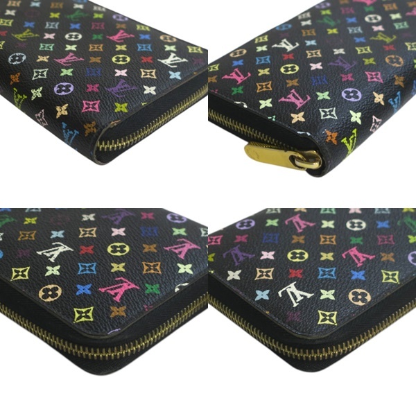 LOUIS VUITTON ルイヴィトン M60275 舊型 ジッピーウォレット ヴィオレ モノグラム?マルチカラー 長財布 中古品 used AB