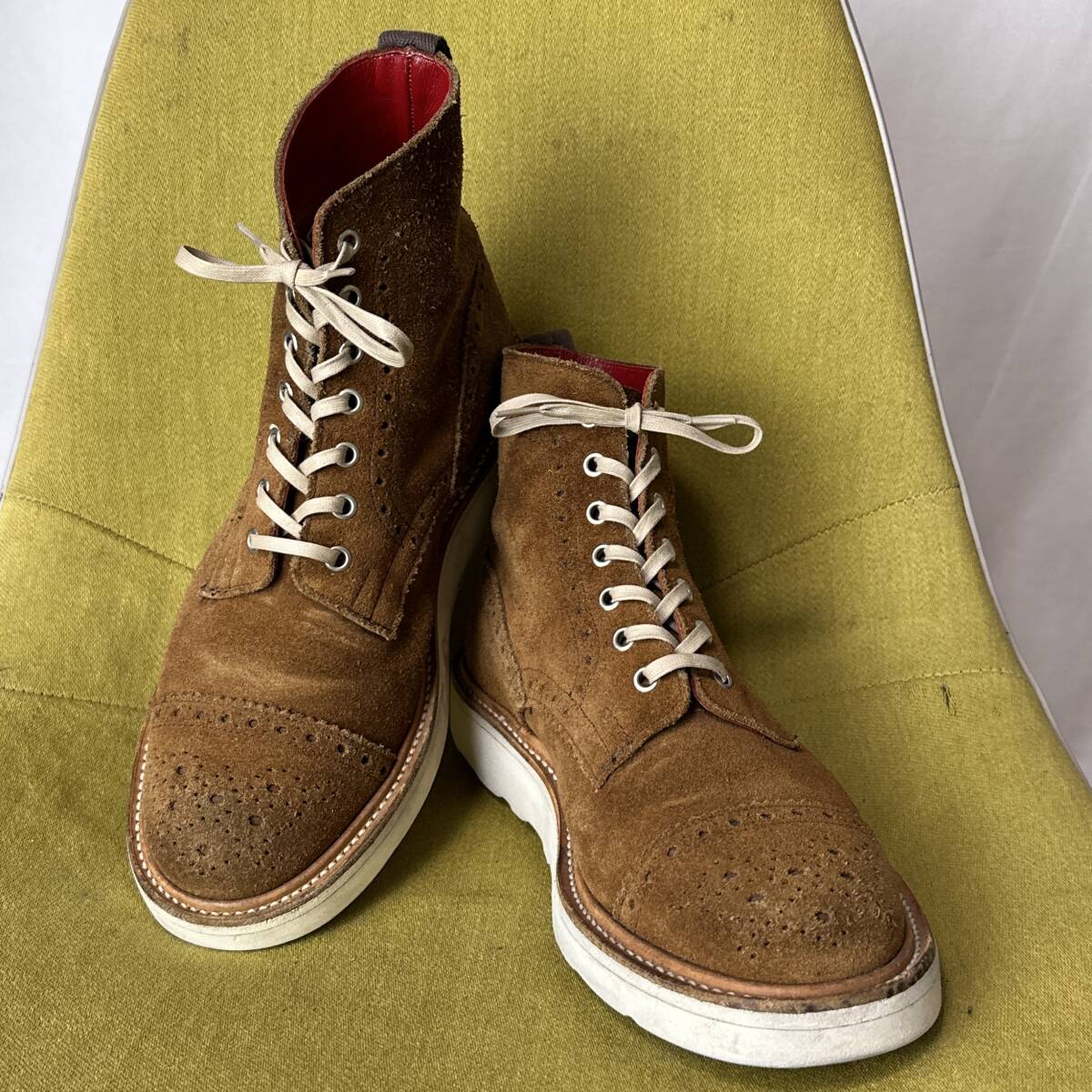 Tricker's トリッカーズ別注(ベージュ)UK8.5サイズ Tricker's トリッカーズ別注(ベージュ)UK8.5サイズ