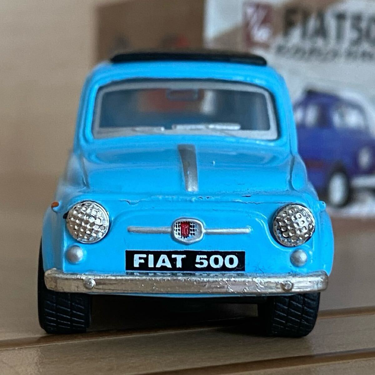 FIAT500 チンクェチェント ダイキャストミニカー 1/48 TOYS CABIN トイズキャビン プルバック_画像5