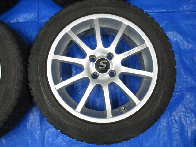 ●BMW MINI mini ミニ R56 R55 R53 R52 R50 スポーツテクニック 16インチ アルミ ホイール 100PCD 4H スタッドレス 195/55R16●