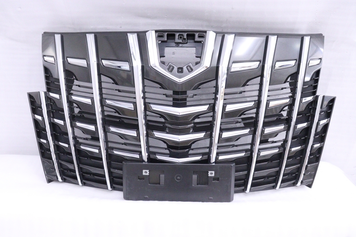 54-1999★美品★カメラ穴無 後期 AGH30W アルファード HV フロントグリル★エアロ系 53101-58360 メッキ 純正★トヨタ (UK)