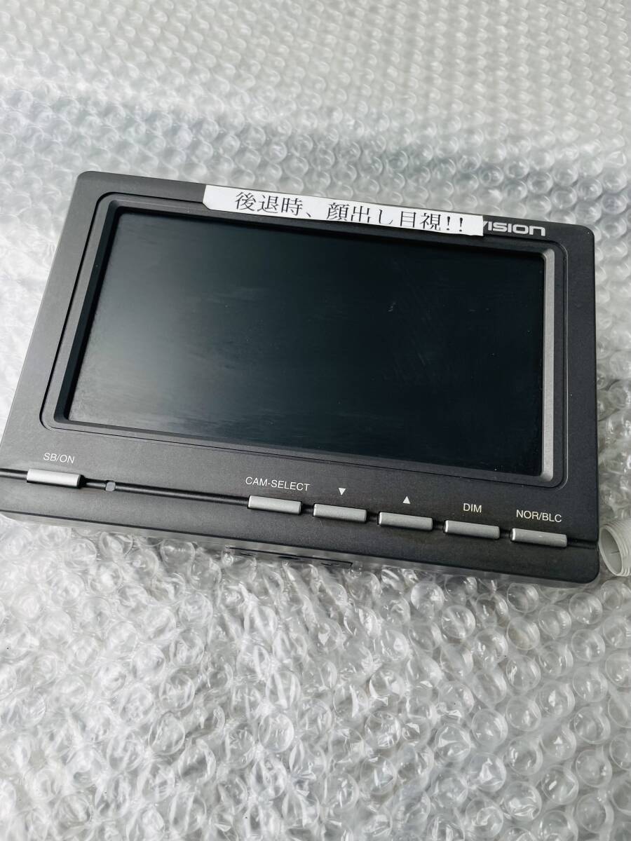 一式 送料無料 三菱 カービジョン CARVISION バックモニター CM-6000 バックカメラ ケーブル20m C-5000 動作確認済み 18870