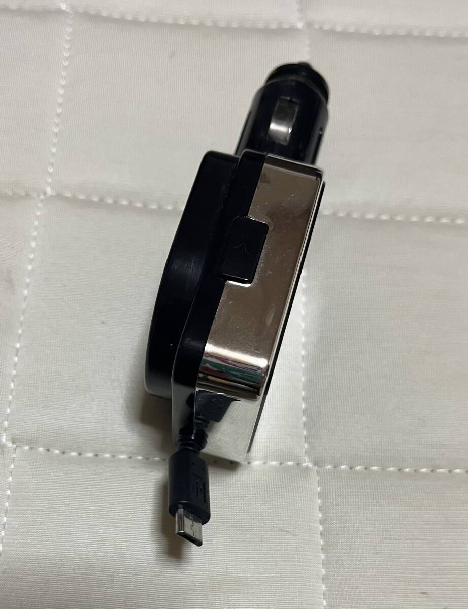 【USBタイプB・リール式充電器】コード73cm_画像6