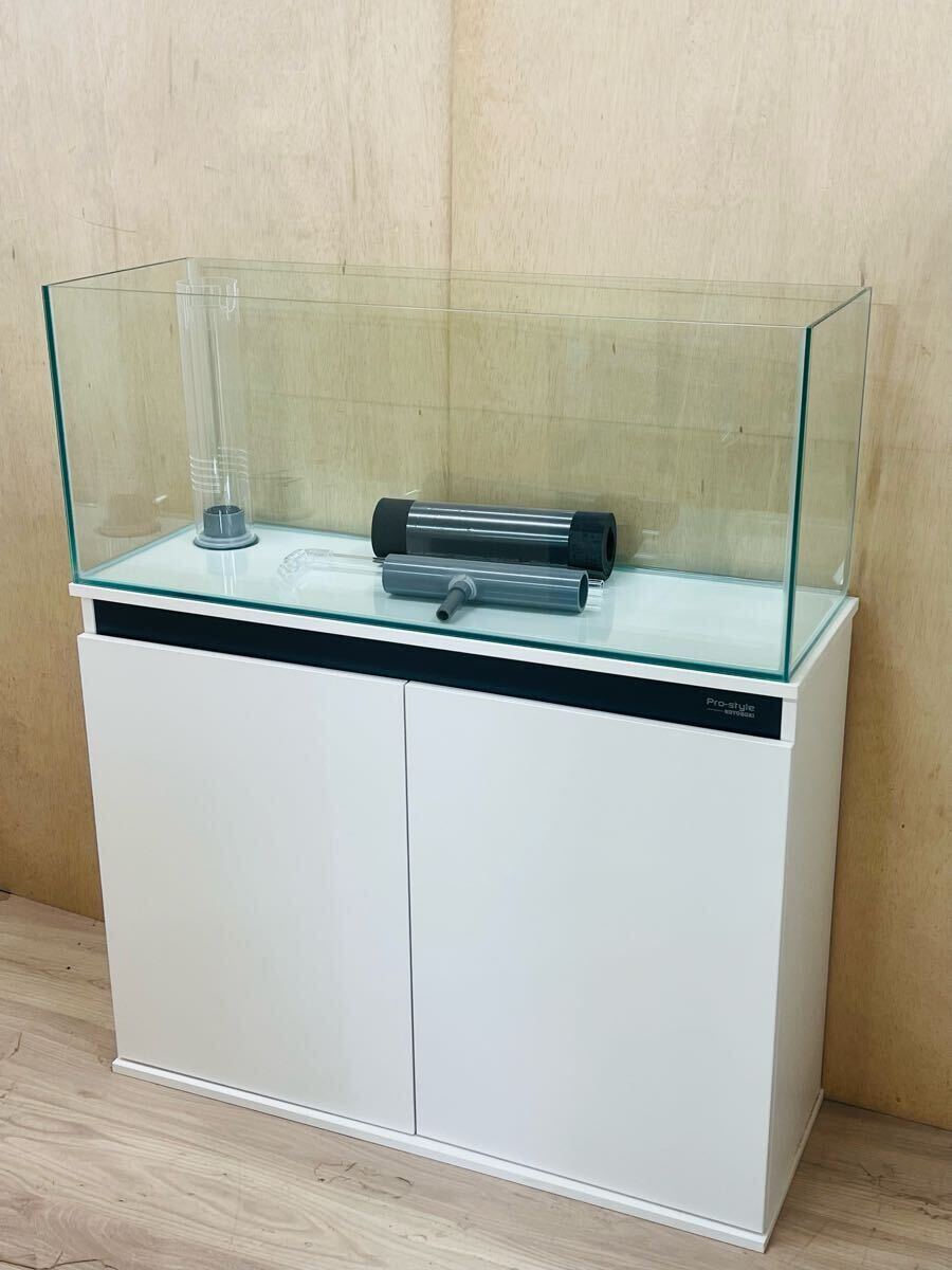 1臺限定　900×300×360㎜　オーバーフローセット(水槽?プロスタイルキャビ?濾過槽)　クリアシリコン　未使用品