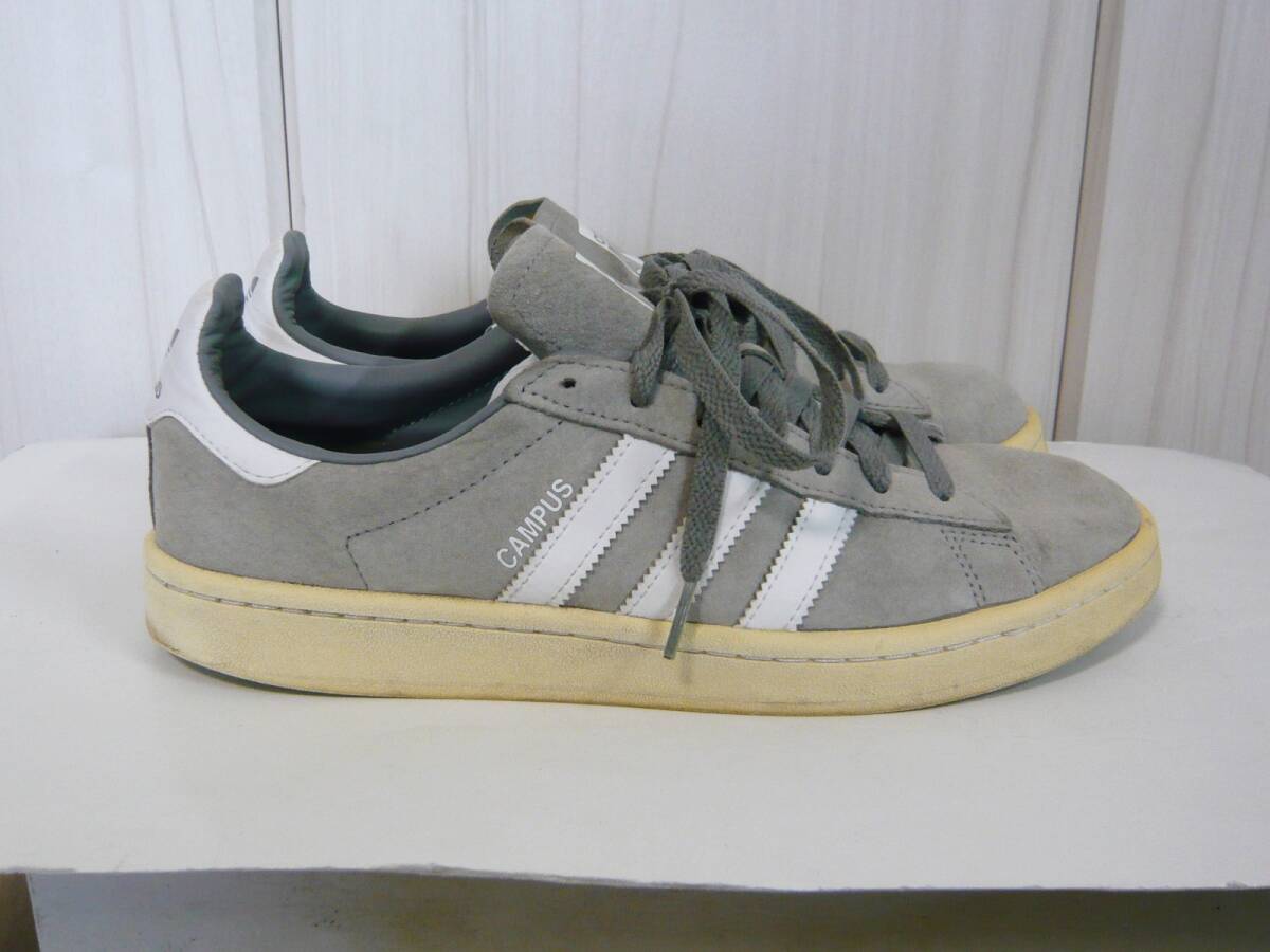 adidas CAMPUS Adidas campus мужской спортивные туфли серый 26.5cm замша кожа спортивные туфли 26.5cm