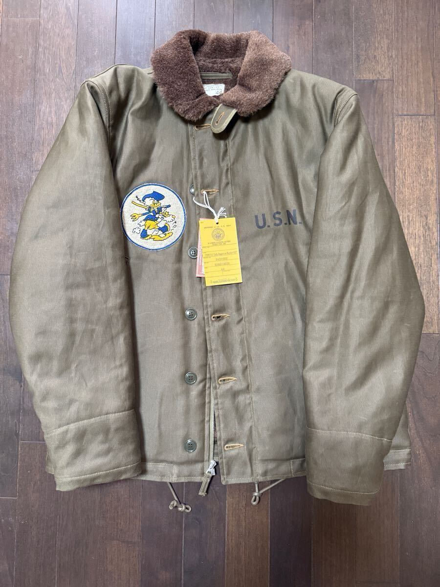 フリーホイーラーズ N-1 Jolly Rogers カスタム サイズ44 新品 フリーホイーラーズ N-1 Jolly Rogers カスタム サイズ44 新品