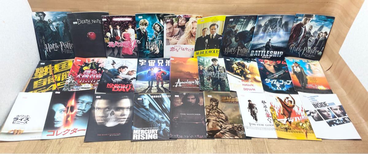 希少！ 引き上げ品 未選別 映畫 パンフレット 邦畫 洋畫 映畫館 アニメ 等 大量 まとめて 166點 51