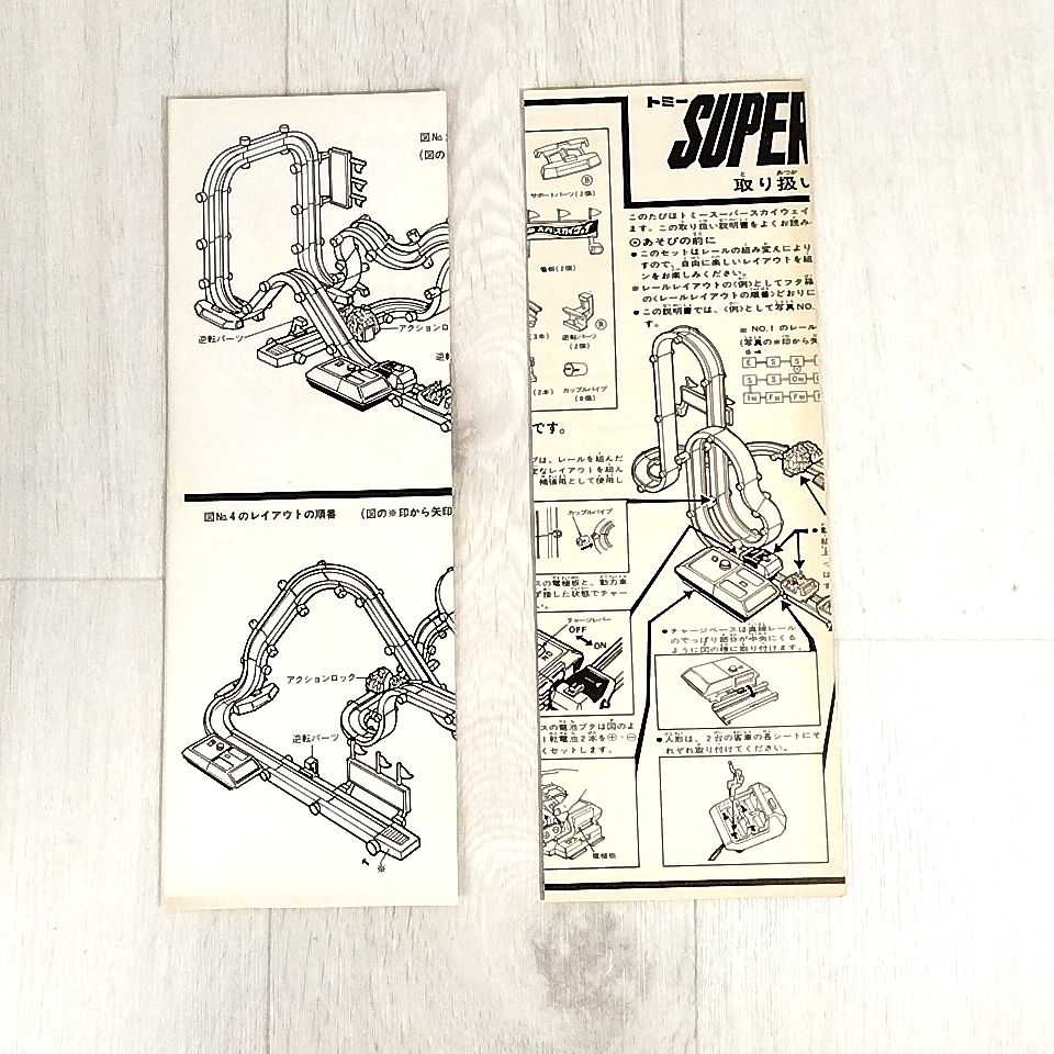 激レア　スーパースカイウェイ　SUPER SKYWAY　TOMY トミー 　レトロ　当時もの　ヴィンテージ　　　G250429-2_画像3