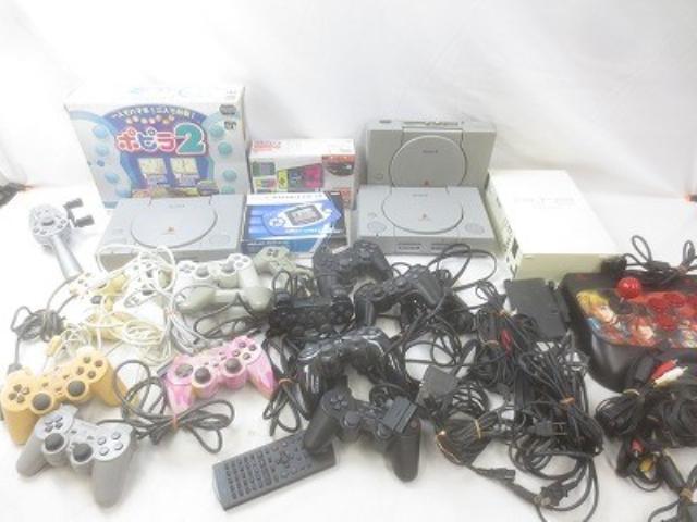 【まとめ売り 訳有】 ゲーム プレイステーション 本體 SCPH-5500 コントローラー 等 グッズセット