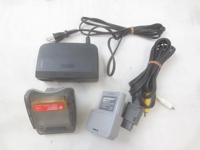 同梱可】中古品 ゲーム NINTENDO 64 本体 NUS-001 メモリー拡張