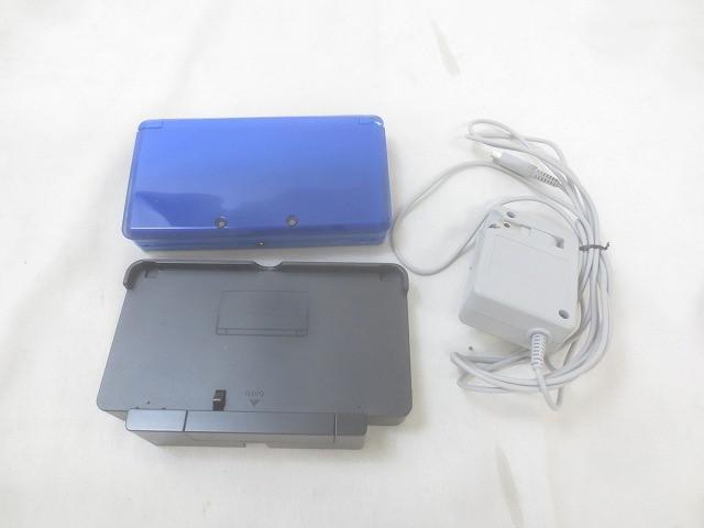 正式的 ニンテンドー3DS ゲーム 同梱可】中古品 本体 コバルト CTR-001 携帯用ゲーム機本体