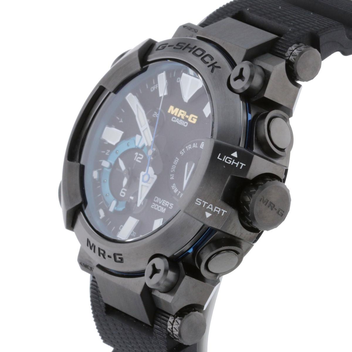 【最終値下げ】CASIO カシオ 時計 ソーラー/メンズ FROGMAN フロッグマン ブラック Titanium/rubber チタン ラバー MRG-BF1000R-1AJR