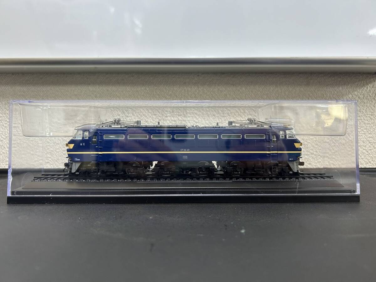 EF66形　寝台特急　あさかぜ　電気機関車　鉄道車両　鉄道模型　金属モデル　コレクション　ケース付き　①_画像6