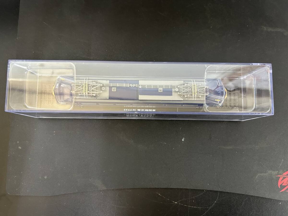 EF66形　寝台特急　あさかぜ　電気機関車　鉄道車両　鉄道模型　金属モデル　コレクション　ケース付き　①_画像9