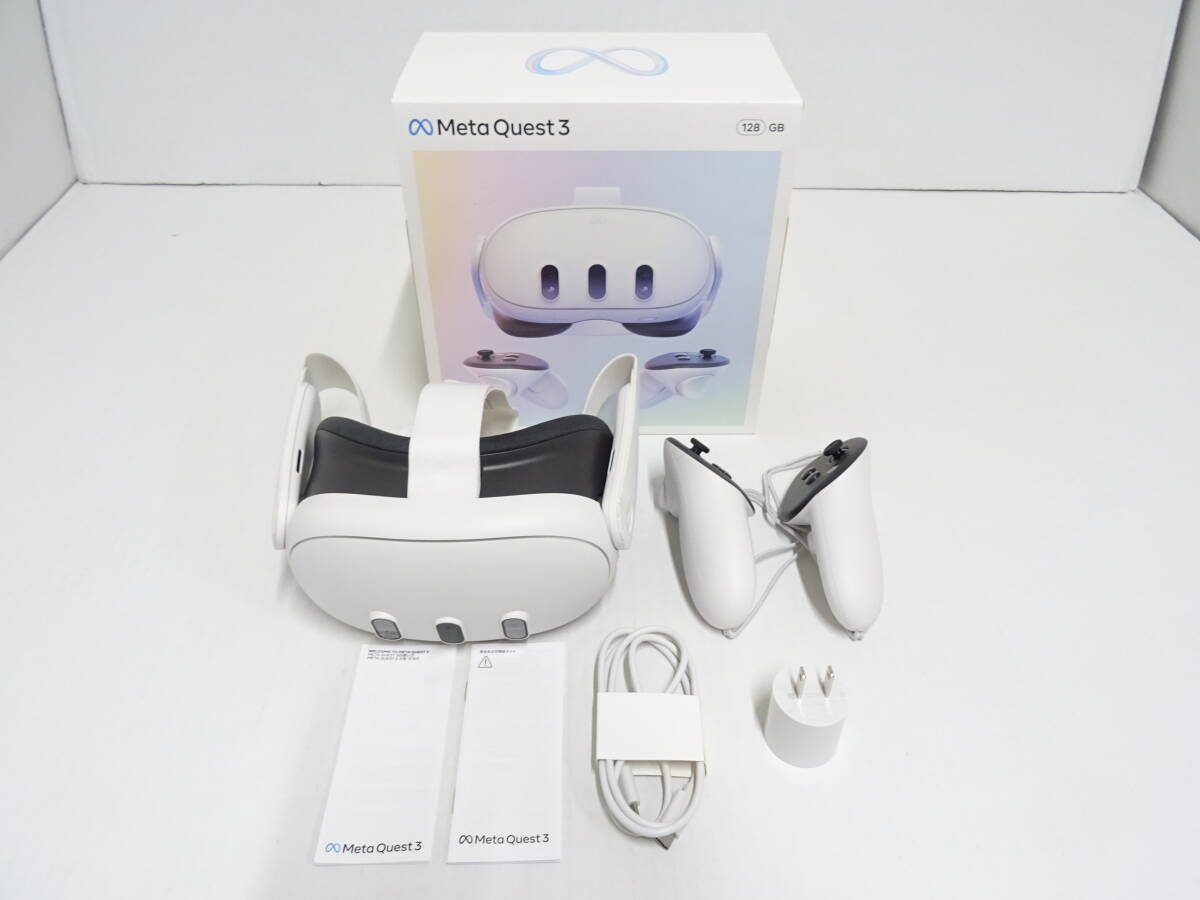 HE-857◆Meta Quest 3 VRヘッドセット 128GB 中古品