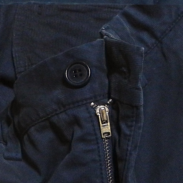 SPESI アスペジ ストレート パンツ チノパン デザインパンツ 紺 48 / M サイズ_画像5