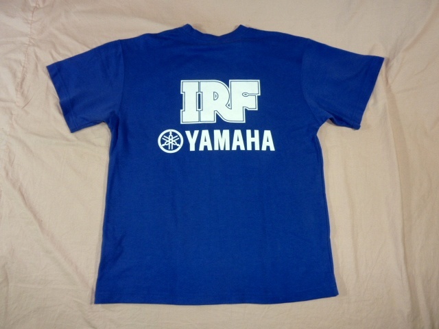 ヤマハ IRF レーシングチーム Tシャツ M 濃青 YAMAHA