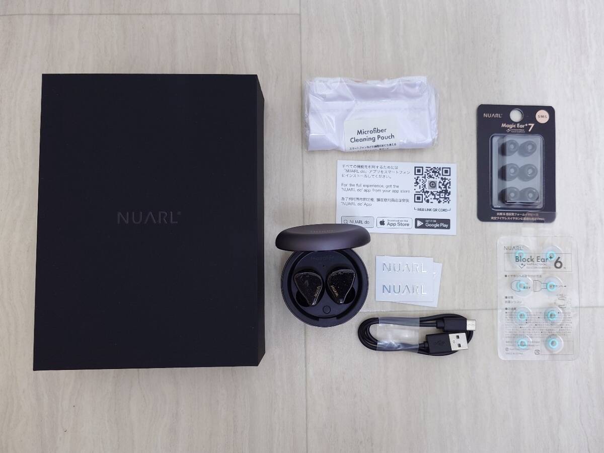 送料無料 中古超美品 NUARL Inovator ブラック 保証殘あり