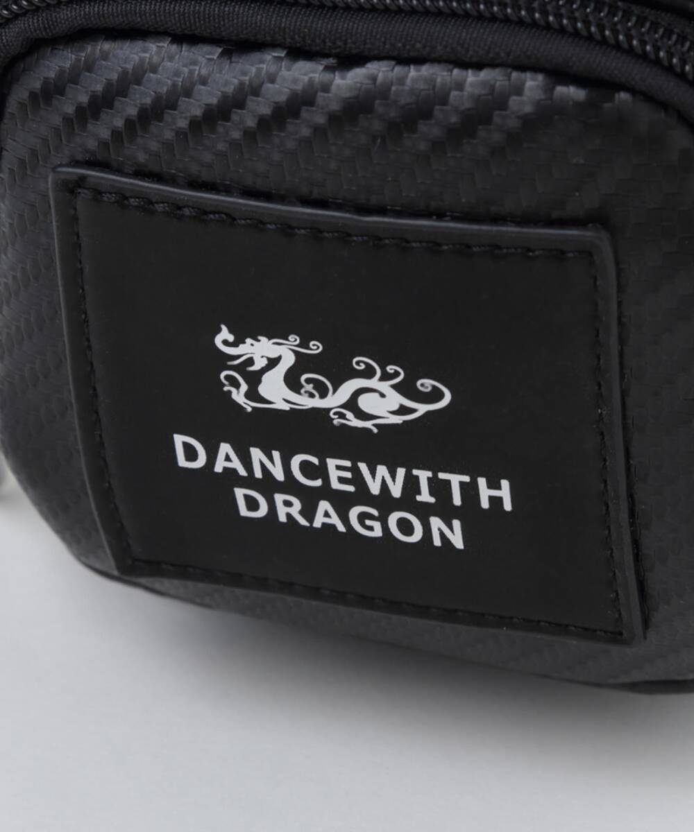 * новый товар не использовался *DANCE WITH DRAGON карбоновый кожа мульти- сумка * черный * размер :W11cm H15cm D6cm* обычная цена 15,400 иен