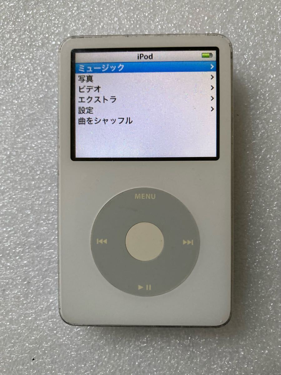 iPod classic 30GB → msata SSD240GB&バッテリー 650mAh交換　iTunes同期動(dòng)作確認(rèn)済　本體のみ　歴代最高音質(zhì)の5.5世代