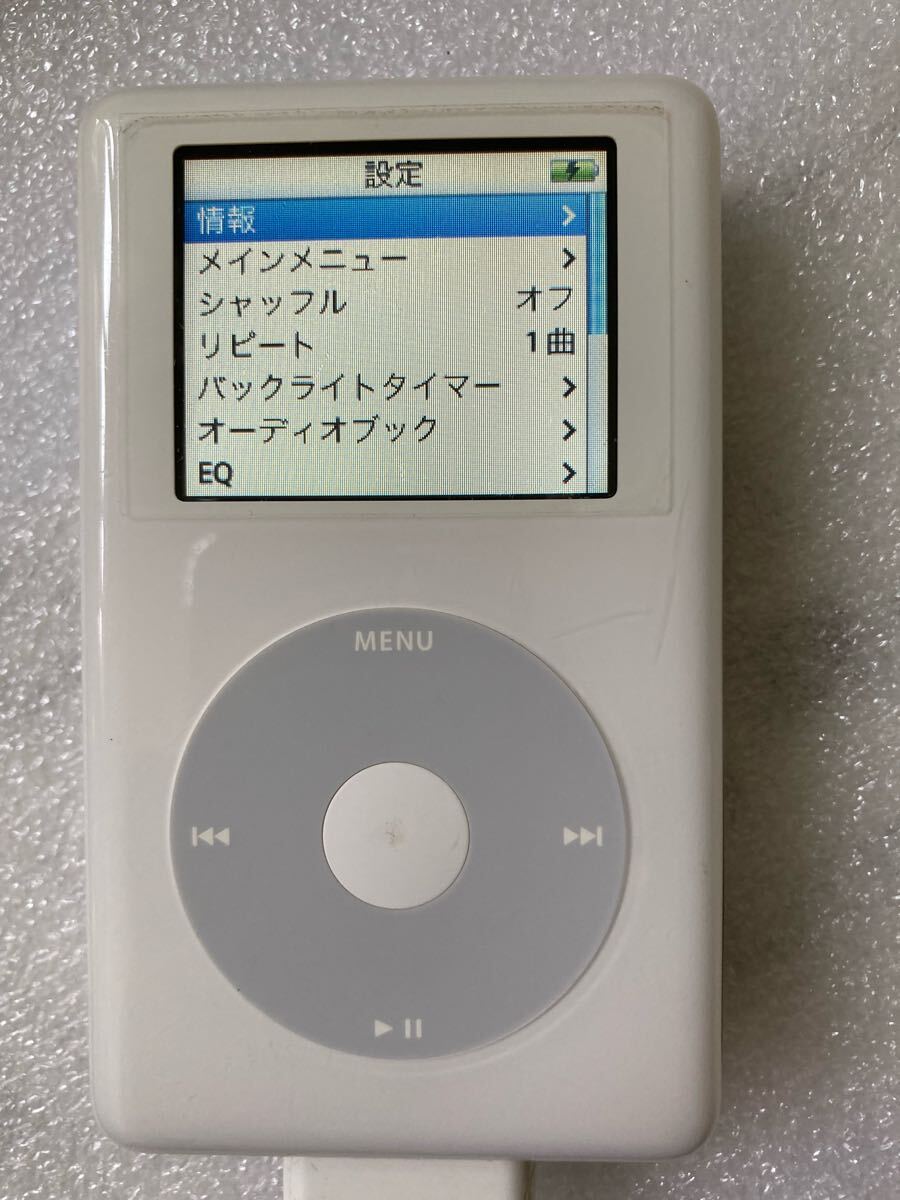 iPod (classic)4世代　A1099 40GB 新品バッテリー交換済　動(dòng)作確認(rèn)済 本體のみ