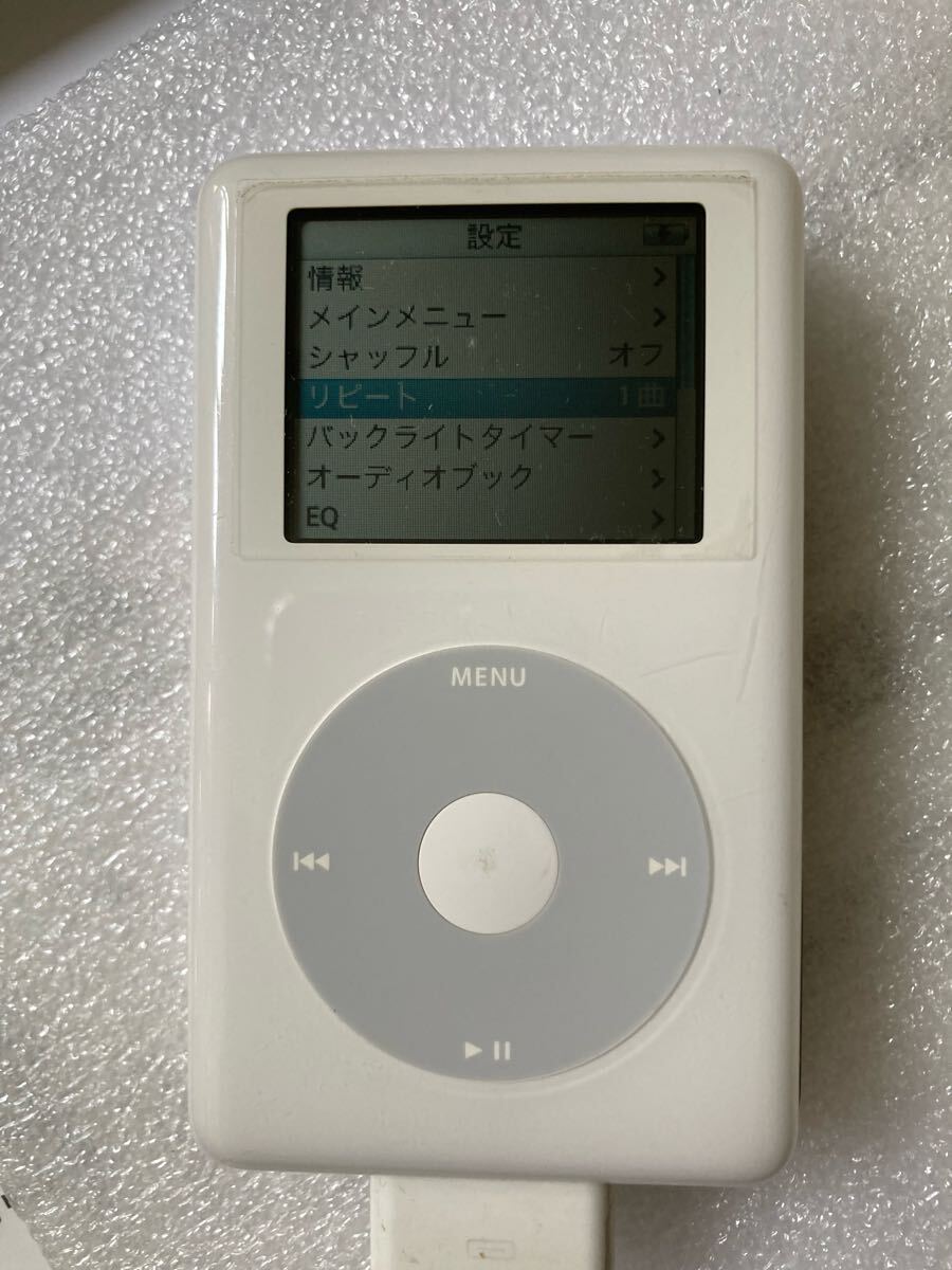 iPod (classic)4世代　A1099 40GB 新品バッテリー交換済　動(dòng)作確認(rèn)済 本體のみ