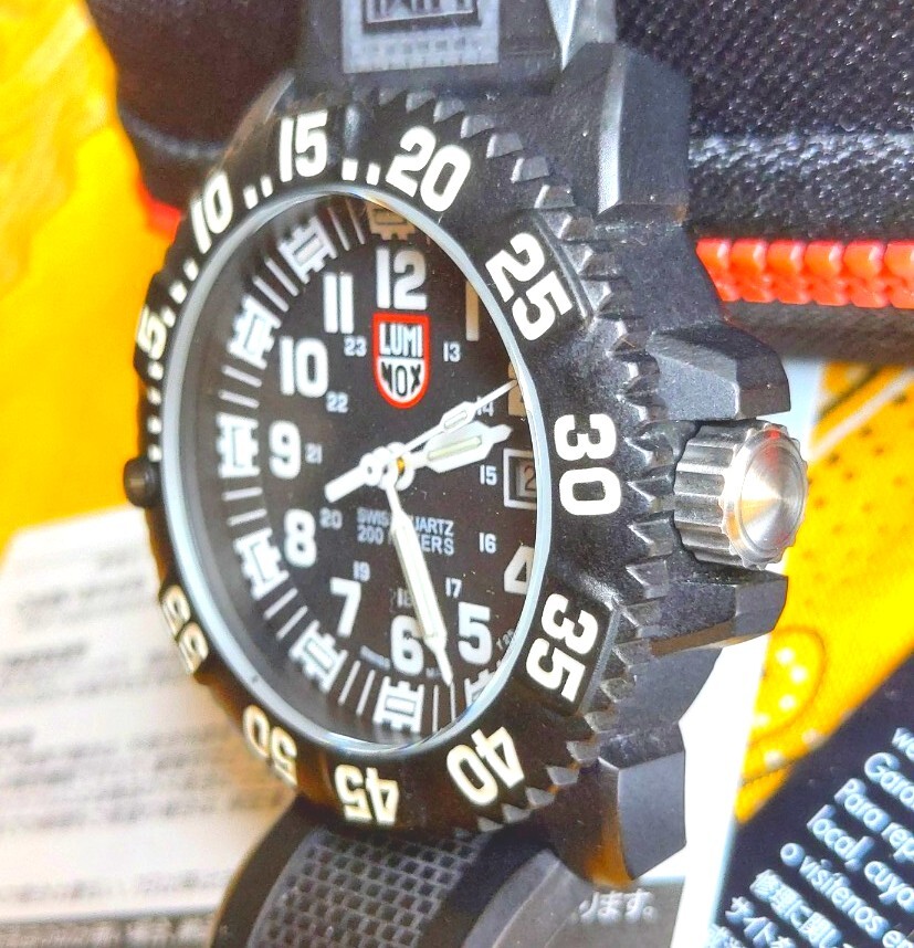 109.LUMINOX/ルミノック　3050/3950　カラーマーク　稼働品です。