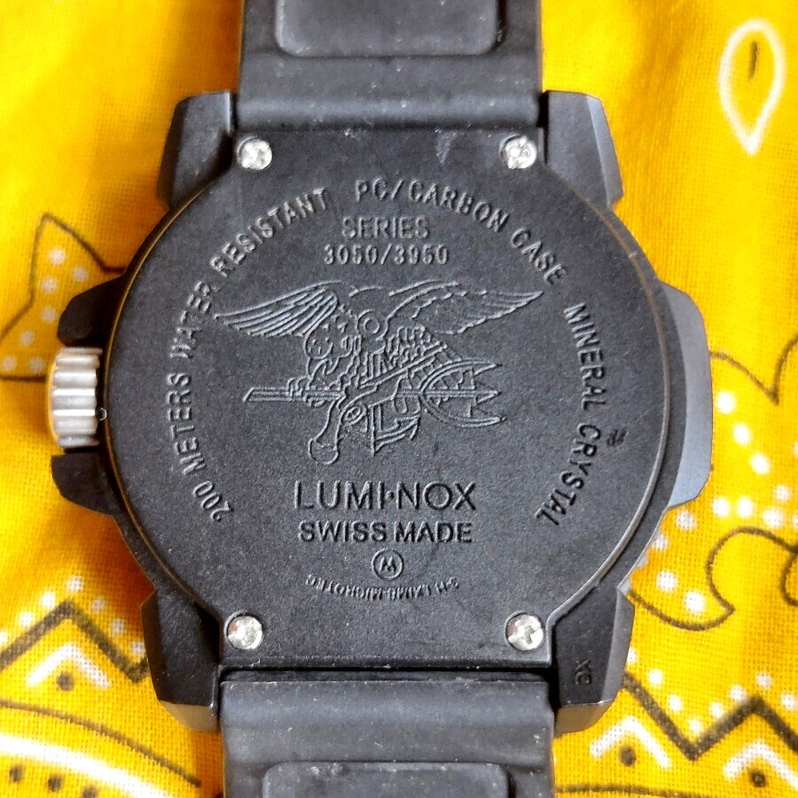 109.LUMINOX/ルミノック　3050/3950　カラーマーク　稼働品です。