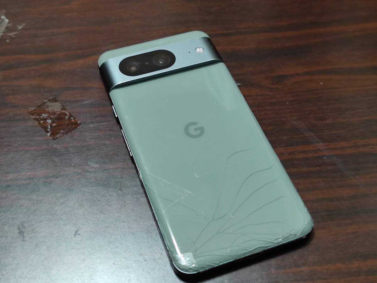 google pixel 8、128GB、動作品・ジャンク扱い（wifi不可・背面