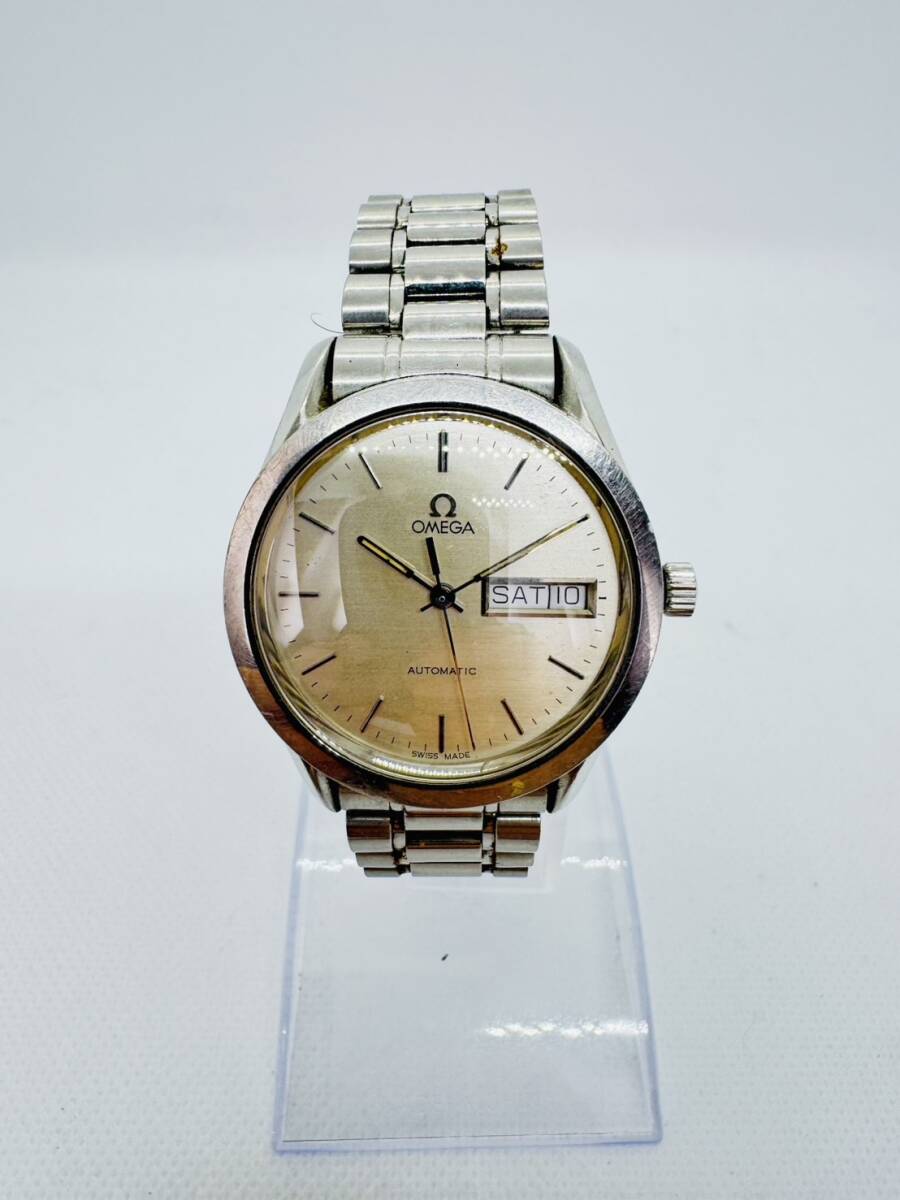1円☆稼働☆【OMEGA】オメガ デイデイト ジュネーブ 自動巻 ラウンド アンティーク ヴィンテージ 激レア【TNK255】現(xiàn)狀品