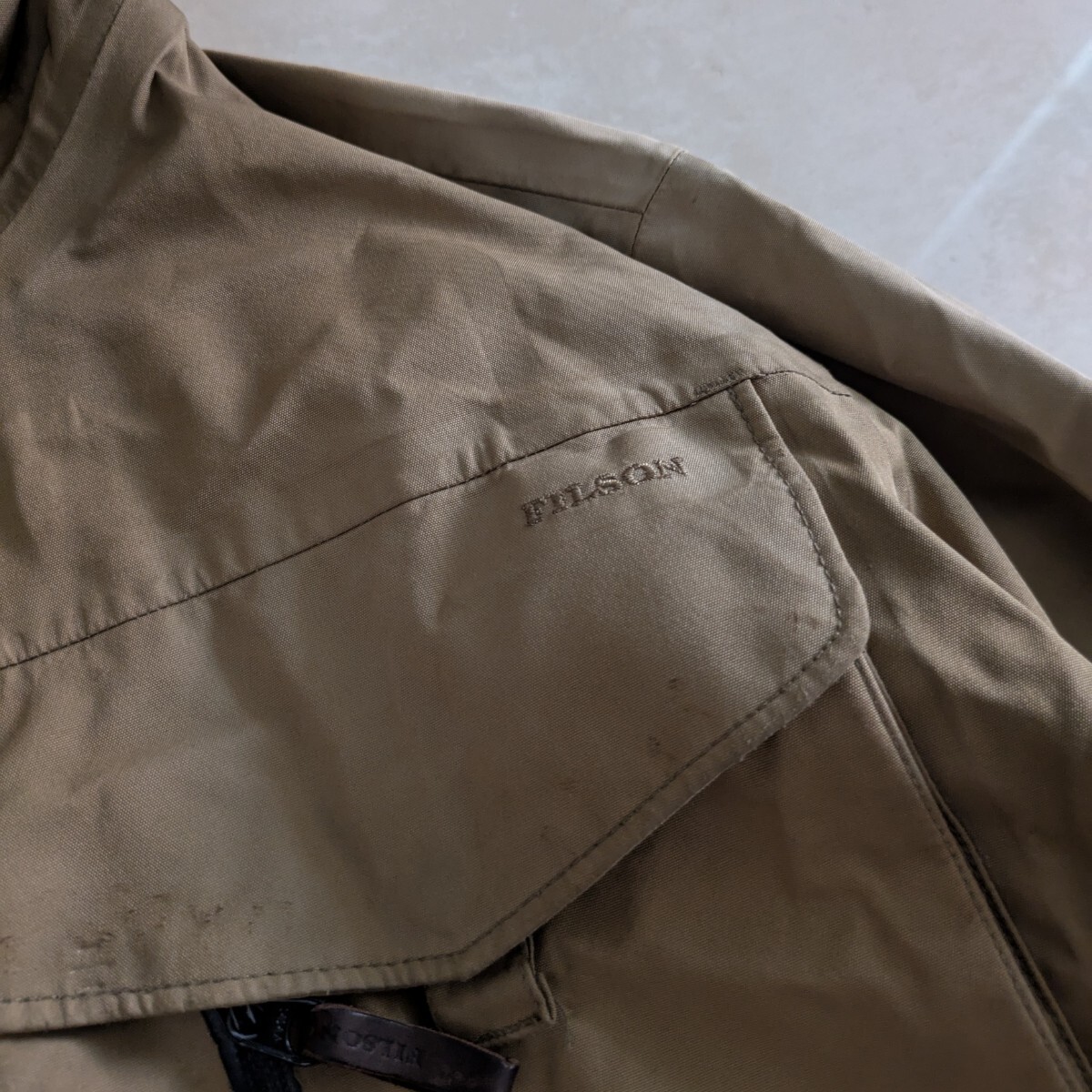 90s FILSON　フィルソン　フィッシングジャケット　短丈　ゴム引き　YT1